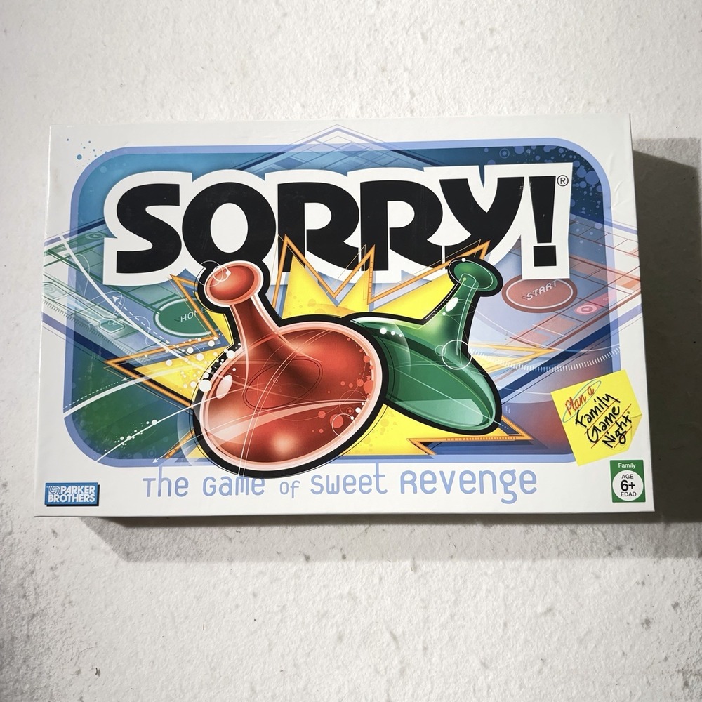 Parker Brothers Sorry! The Game of Sweet Revenge Board Game - Complete!!!